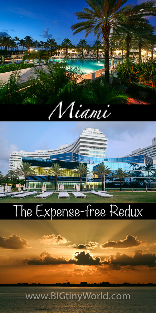 Miami: The Expense-free Redux | BIGtinyWorld Travel | A year after our vacation to Fort Lauderdale and Miami, we were invited to return for an all-expenses-paid weekend in a posh resort in Miami Beach. How could we possibly say no?? Read all about the adventure here! | #freetravel #travel #travelcouple #Miami #Florida #tropical