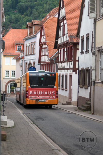Bus in Heidelberg Streets