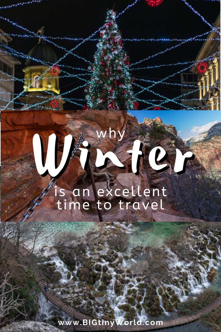 Why Winter is an Excellent Time to Travel | Over many years of traveling, we have grown an affinity for the off-season for many reasons. Let us tell you why it's a great time to travel! | BIG tiny World Travel | #longtermtravel #offseason #worldwidetravel #shadeadventures
