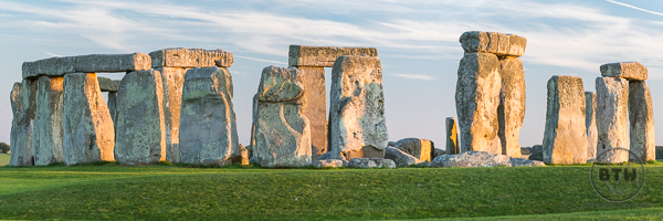 Stonehenge Landscape at Sunset Salisbury UK