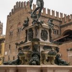Statue fountain in Bologna, Italy