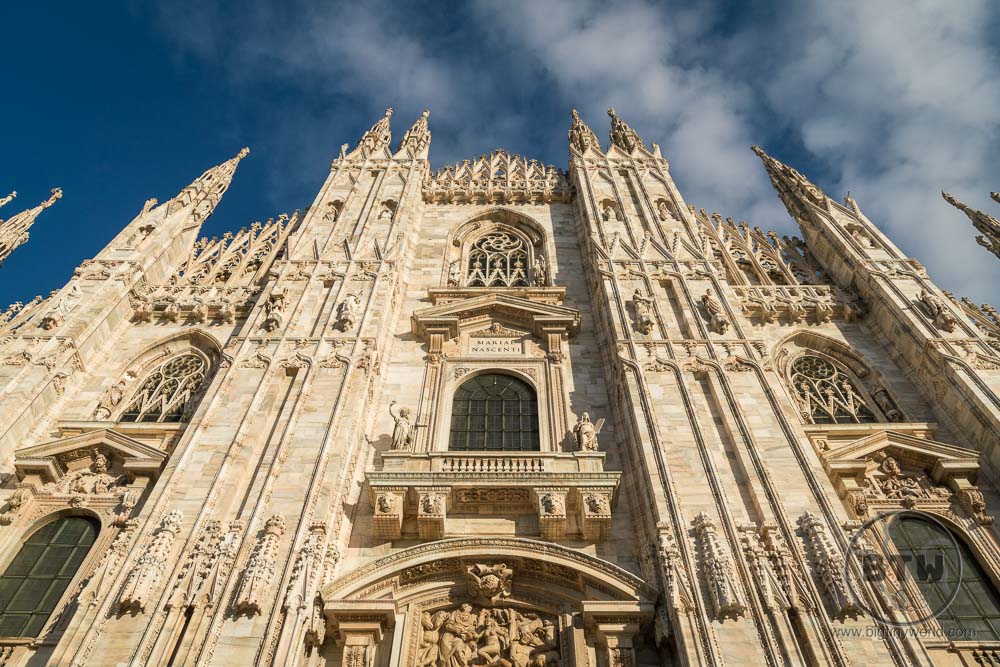 The Milan cathedral in Italy