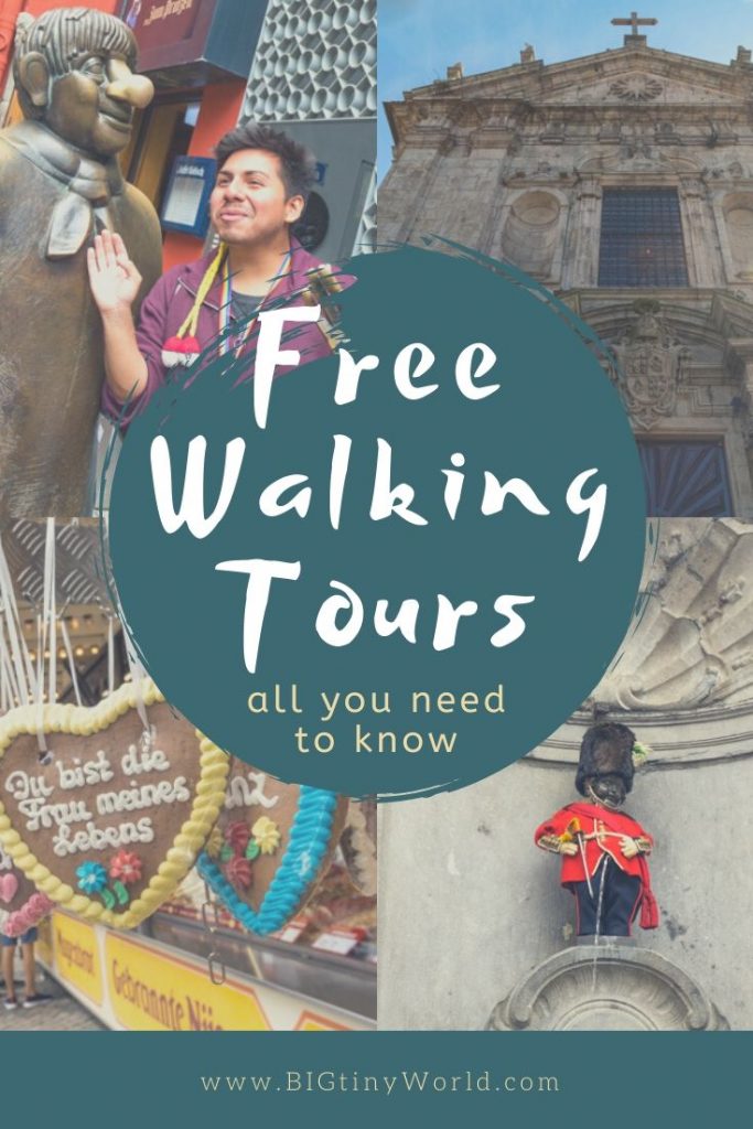 Free Walking Tours: All You Need to Know | Free walking tours are an excellent way to get to know a new city while traveling. Curious what they're all about?  We've got you covered! | BIG tiny World Travel | #bigtinyworld #walkingtours #europetravel #travel
