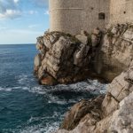 Outside the walls of Dubrovnik, Croatia, on the water