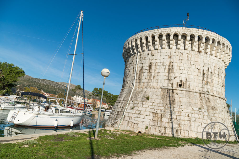 A tower in Trogir, Croatia