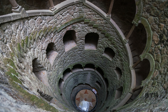The Initiation Well at the Quinta da Regaleira in Sintra, Portugal