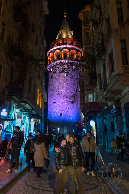 Galata Tower Istanbul at Night
